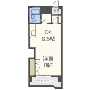 アートサイドテラス【2階】の間取り