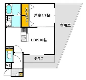大阪府吹田市泉町1丁目【アパート】の間取り