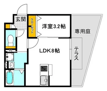 大阪府吹田市泉町1丁目【アパート】の間取り
