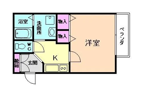 大阪府豊中市三和町4丁目【アパート】の間取り