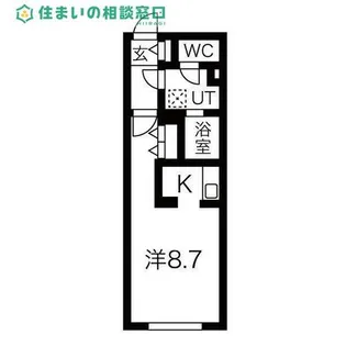 愛知県岡崎市羽根町字若宮【マンション】の間取り