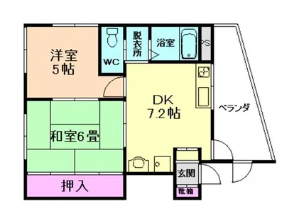大阪府豊中市長興寺南2丁目【アパート】の間取り