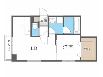 Axis-Will323裏参道【4階】の間取り