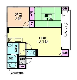 大阪府豊中市大島町2丁目【アパート】の間取り