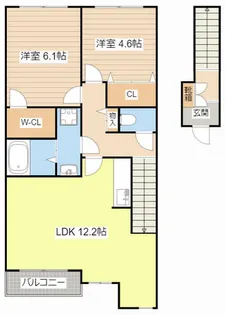 フェアリーテール【2階】の間取り