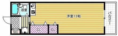 セラヴィ【2階】の間取り