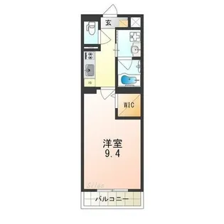 オリエンタルヴィラ【3階】の間取り