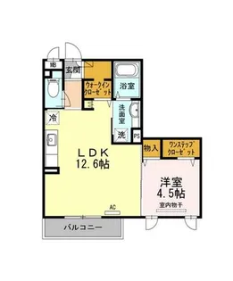 大阪府堺市西区草部【アパート】の間取り