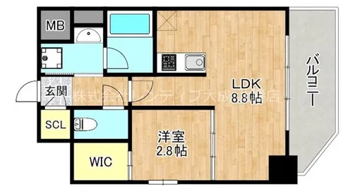 大阪府大阪市生野区小路1丁目【マンション】の間取り