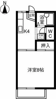 サンハイムT【1階】の間取り