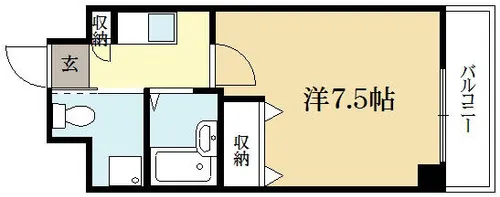 ピアグレース錦Ⅱ【4階】の間取り