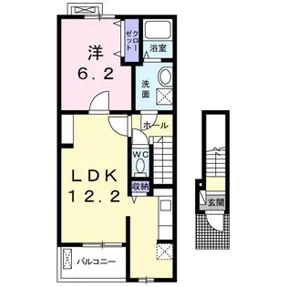 アニメート・トクヨーPartⅡ【2階】の間取り