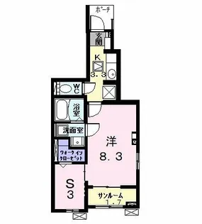 コンフォート【1階】の間取り