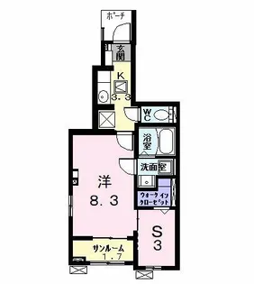 コンフォート【1階】の間取り