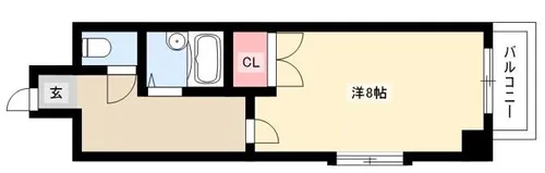 シティライフ名駅【207号室】の間取り