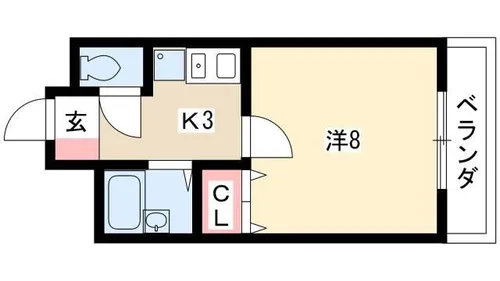 メゾンM【3階】の間取り