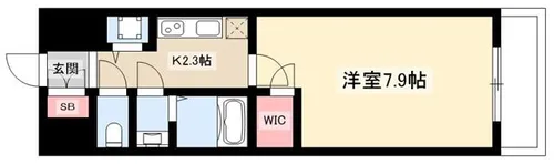 エスリード名城公園プライム【1002号室】の間取り