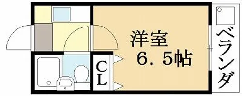 ベルメゾン2番館【2階】の間取り