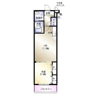 大阪府大阪市平野区瓜破西2丁目【アパート】の間取り