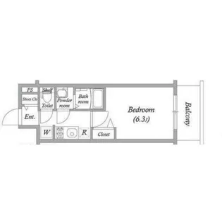 大阪府大阪市東住吉区桑津2丁目【マンション】の間取り