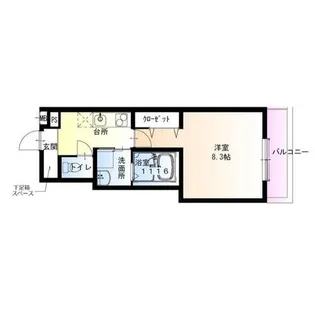 大阪府大阪市平野区長吉長原4丁目【アパート】の間取り