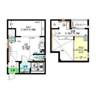 Velo Komotohonmachi【101号室】の間取り