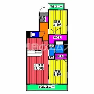 ラ・フェリーチェ【2階】の間取り