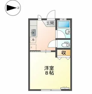 パストラル名塚【101号室】の間取り