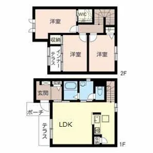 シャーメゾン書写台【0001号室】の間取り