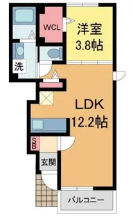 アルビコッコ【103号室】の間取り