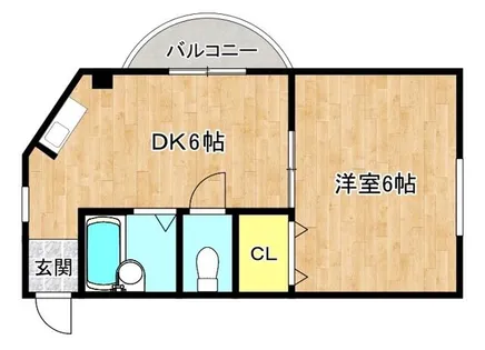 大阪府大阪市都島区都島本通5丁目【マンション】の間取り