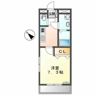 フローラル・ハイツ【1階】の間取り