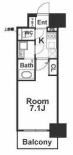 エスリード京橋グランテラス【7階】の間取り