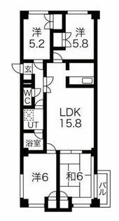 Urban Stage Nagoya【1階】の間取り
