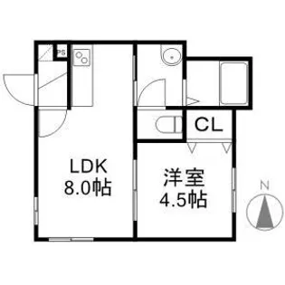 LACUS【1階】の間取り