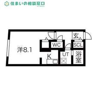 愛知県岡崎市羽根町字若宮【マンション】の間取り