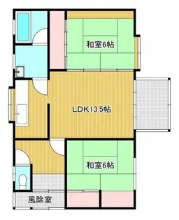 北海道登別市美園町6丁目【一戸建】の間取り