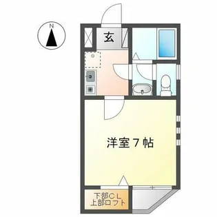 アムール金山【3階】の間取り
