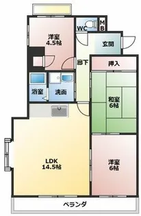 ドミール藤井【2階】の間取り
