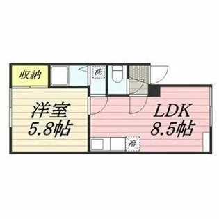 コートブランシェ【2階】の間取り