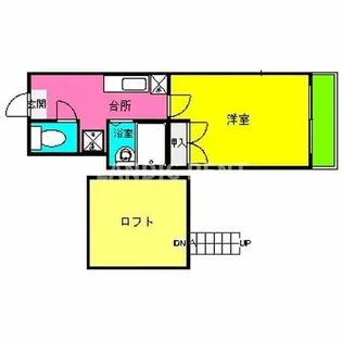 プレ・マルシェ美野島【1階】の間取り