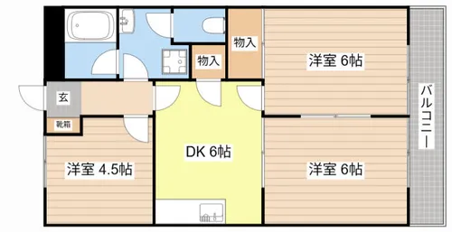 コーポあすなろ【105号室】の間取り