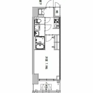 S-RESIDENCE庄内通駅前curere(クラーレ)【1403号室】の間取り