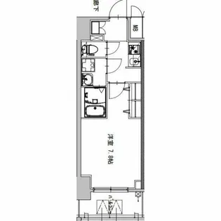 S-RESIDENCE庄内通駅前curere(クラーレ)【403号室】の間取り