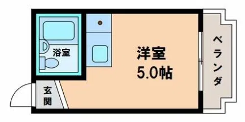 ハイム南住吉【2階】の間取り