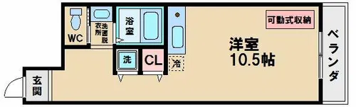 Shangri-La【5階】の間取り