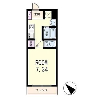 レジデンス寿【4階】の間取り