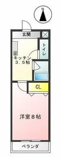 エトアール社口【3階】の間取り