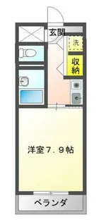 シャトーグロリアス【5階】の間取り