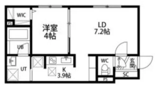 グランドサクセスピスタ【2階】の間取り